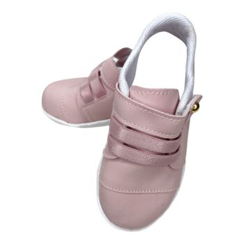 Tênis Bebê Feminino Velcro Rosa