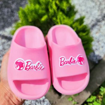 Chinelo Slide Infantil Barbie Rosa
