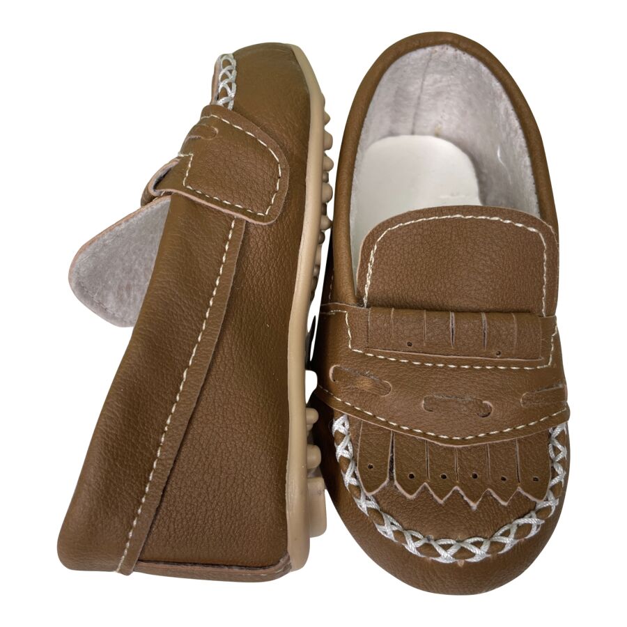 Mocassim Bebe Masculino Pedro Marrom Mocassim Bebe Masculino Pedro Marrom