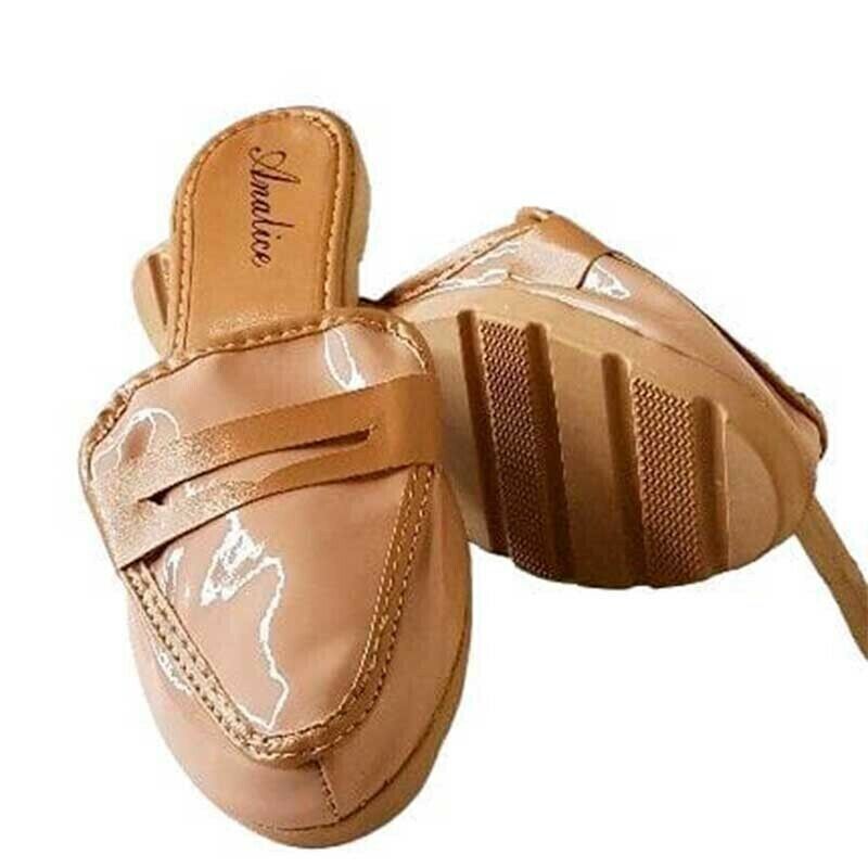 Mule Feminina Adulta Tira Marrom Mule Feminina Adulta Tira Marrom
