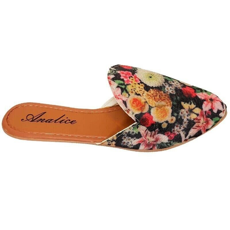Mule Feminino Floral Verde Mule Feminino Floral Verde